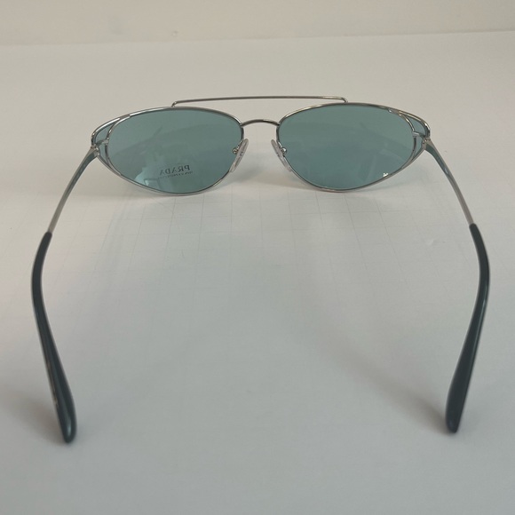 Prada NWT Catwalk Sunglasses in Light Azure - Picture 9 of 11